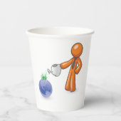 地球に水をやること 紙コップ (正面)