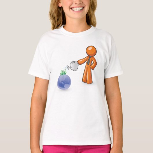 地球に水をやること Tシャツ (正面)