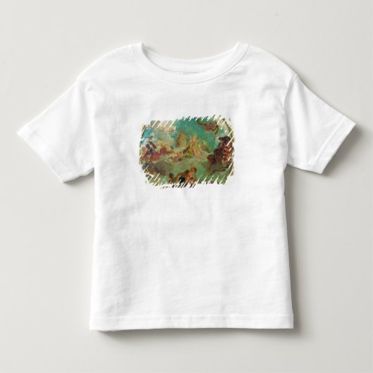 地球に降り注ぐ平和 トドラーTシャツ (正面)