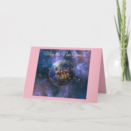 地球のお正月 シーズンカード (正面)