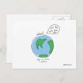 地球のはがき ポストカード (正面/裏面)