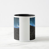 地球のイラストレーション マグカップ (中央)