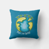 地球のエンドウ豆 クッション (裏面)