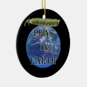 地球のエンドウ豆 セラミックオーナメント (右)