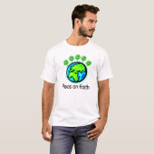 地球のエンドウ豆 Tシャツ (正面フル)