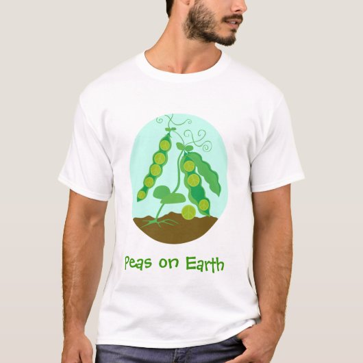 地球のエンドウ豆 Tシャツ (正面)