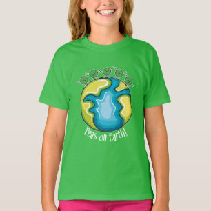 地球のエンドウ豆 Tシャツ