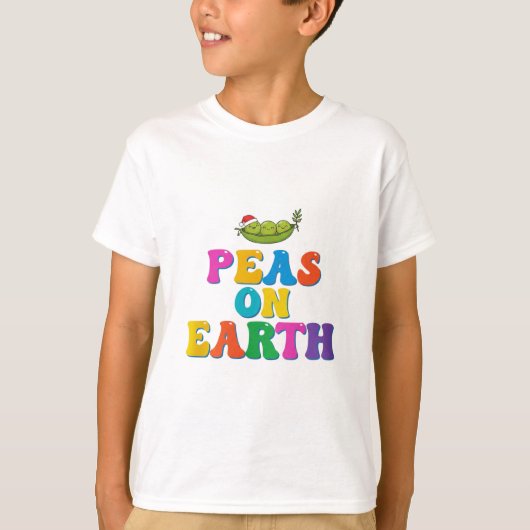 地球のエンドウ豆Tシャツ Tシャツ (正面)