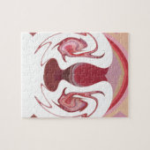 地球のエンバーズ:アフリカのテクスチャ加工タペストリー ジグソーパズル (横)