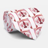 地球のエンバーズ：アフリカのテクスチャ加工タペストリー ネクタイ (ロール)