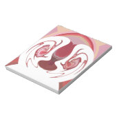 地球のエンバーズ:アフリカのテクスチャ加工タペストリー ノートパッド (回転)