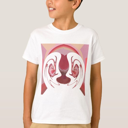 地球のエンバーズ:アフリカのテクスチャ加工タペストリー Tシャツ (正面)