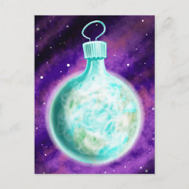 地球のオーナメントはがき 無地 シーズンポストカード