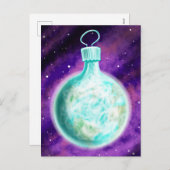 地球のオーナメント ポストカード 素地 (正面/裏面)