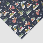 地球のクリスマスにおける可愛い天使の平和 薄葉紙 (詳細)