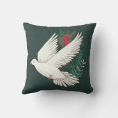 地球のクリスマスに平和を実現 クッション (裏面)