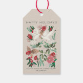 地球のクリスマスに平和を ギフトタグ (裏面)