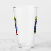 地球のクリスマスの飲むガラスの平和 タンブラーグラス (左)