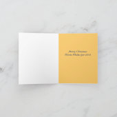 地球のクリスマスカードの平和 シーズンカード (内部)