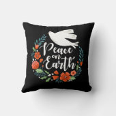 地球のクリスマス平和 クッション (裏面)