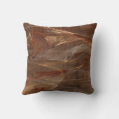 地球のグランジ色調のリバーシブル抽象芸術枕 クッション (裏面)