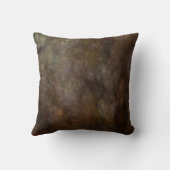 地球のグランジ色調のリバーシブル抽象芸術枕 クッション (裏面)
