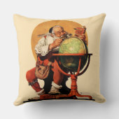 地球のサンタ クッション (裏面)