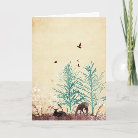 地球のシカの平和 シーズンカード (正面)