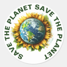 地球のステッカーを救う