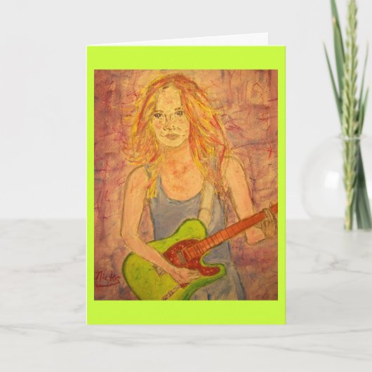 地球のソングストレスの平和を祈る シーズンカード (正面)