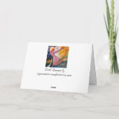 地球のダンサーの挨拶またはメッセージカード カード (裏面)