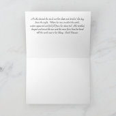 地球のダンサーの挨拶またはメッセージカード カード (内部)