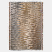 地球のトーンウェーブパターン スローブランケット (正面縦)