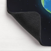 地球のハートのmousepad マウスパッド (コーナー)