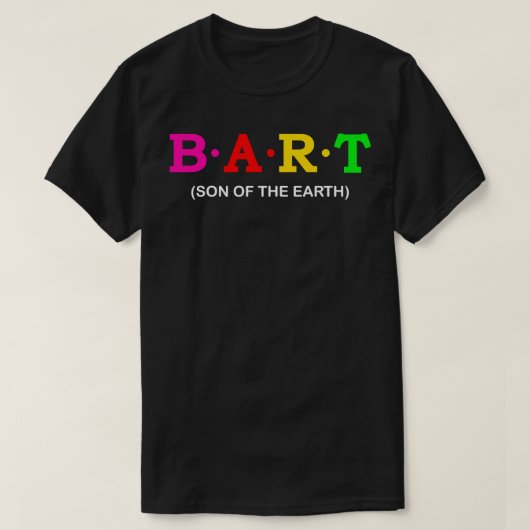 地球のバートソン Tシャツ (デザイン正面)