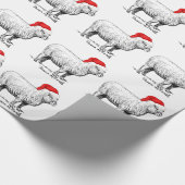 地球のヒツジの平和 ラッピングペーパー (角)