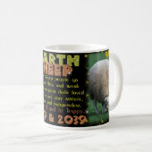 地球のヒツジ1979年の2039人の中国人の(占星術の)十二宮図 コーヒーマグカップ (正面右)