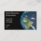 地球のビジネス企業 名刺 (裏面)