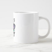 地球のフィールドから銀河の栄光へ ジャンボコーヒーマグカップ (右)