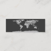 地球のプロフィールカード スキニー名刺 (裏面)