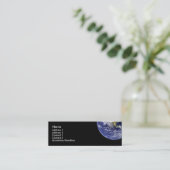 地球のプロフィールカード スキニー名刺 (スタンド正面)