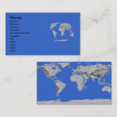 地球のプロフィールカード 名刺 (正面/裏面)