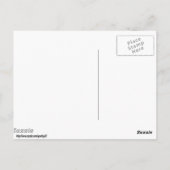 地球のベアーハグ文字 ポストカード (裏面)