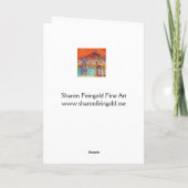 地球のホリデーカードの平和 シーズンカード (裏面)