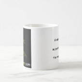 地球のマグおよびジョッキのための感謝 コーヒーマグカップ (中央)