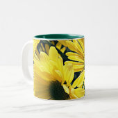 地球のマグの明るい宝石 ツートーンマグカップ (正面左)