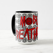 地球のマグをくまなく移動式Deathcamp マグカップ (正面左)