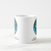 地球のマグを受継いで下さい コーヒーマグカップ (中央)