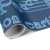 地球のミュージカルパターンの平和 ラッピングペーパー (ロールコーナー)