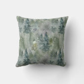 地球のモダンな水彩画のクリスマスの休日の平和 クッション (裏面)